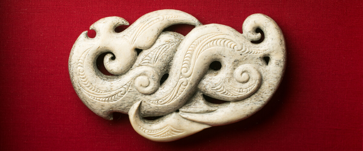 Makau ke Ohana - hand-carved cattle bone fish hook